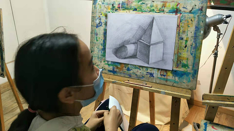 2021年第1期中国美术学院全国社会美术等级考试小画童考场精彩展现