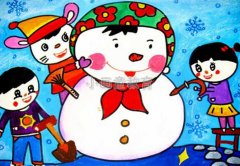 2016年的第一场雪  和雪人有个浪漫的约会